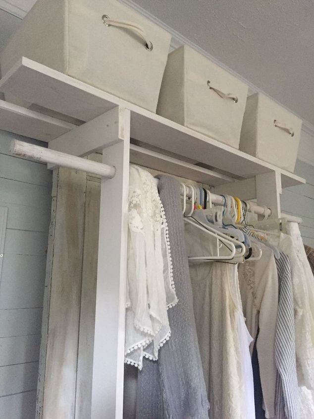 Free standing Closet Made With an Old Door Hometalk Free standing Closet Made With an Old Door Hometalk