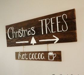 diy hot cocoa sign, crafts