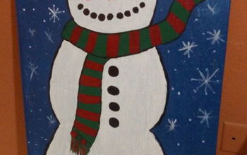 Painted Snowman