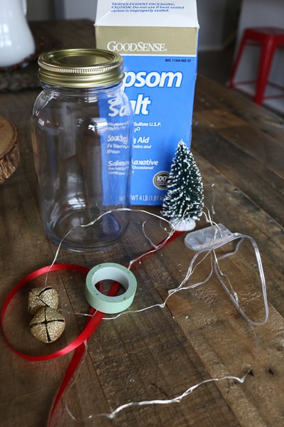 christmas in a jar with lights, christmas decorations, crafts, how to, mason jars, seasonal holiday decor