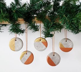 how to make christmas concrete ornaments, christmas decorations, concrete masonry, crafts, how to, seasonal holiday decor