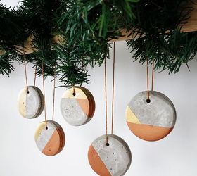 how to make christmas concrete ornaments, christmas decorations, concrete masonry, crafts, how to, seasonal holiday decor