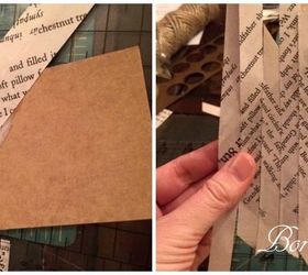 super easy diy upcycled vintage book page christmas gift tags, crafts