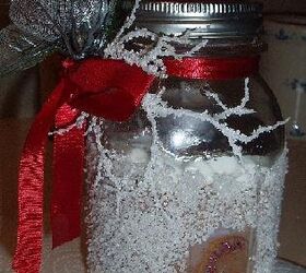 yet another ball jar gift, christmas decorations, crafts, decoupage