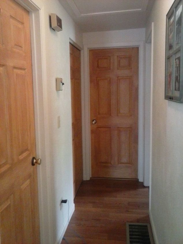 Watch How I Make My Builder Grade Doors Look Like Wood - Door That Looks Like A Wall Watch How I Make My Builder Grade Doors Look Like Wood - Door That Looks Like A Wall