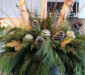 christmas tutorial how to make a christmas planter, christmas decorations, container gardening, gardening, how to, seasonal holiday decor