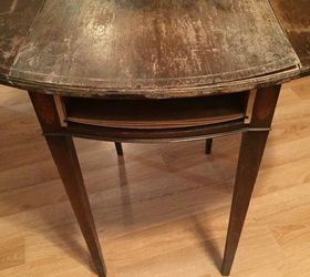 ugly duckling table to a, painted furniture