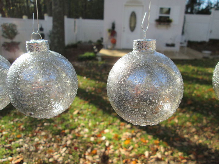 how to make mercury glass ornaments on a dime, christmas decorations, crafts, home decor, how to, seasonal holiday decor