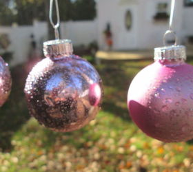 how to make mercury glass ornaments on a dime, christmas decorations, crafts, home decor, how to, seasonal holiday decor