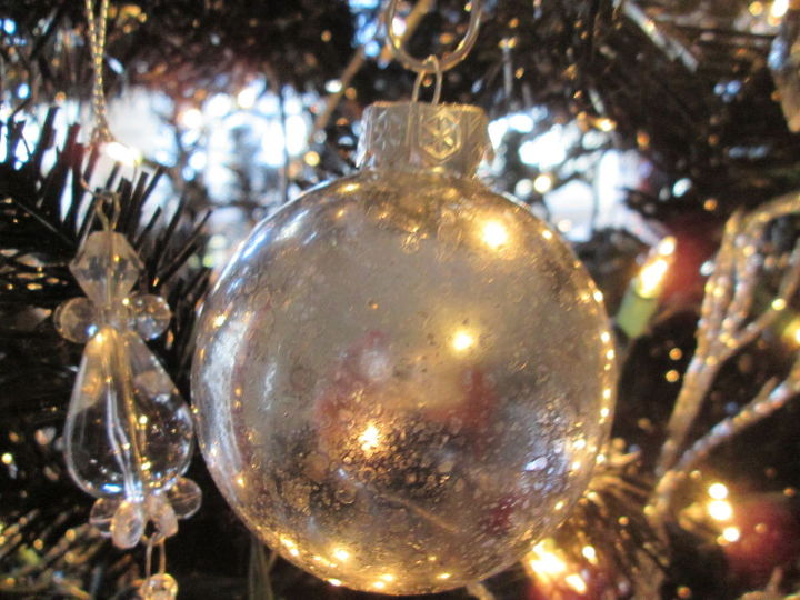 Mercury ornaments glass dime hometalk decorations christmas them bring against clear lights even dark tree How To Make Mercury Glass Ornaments On A Dime! | Hometalk