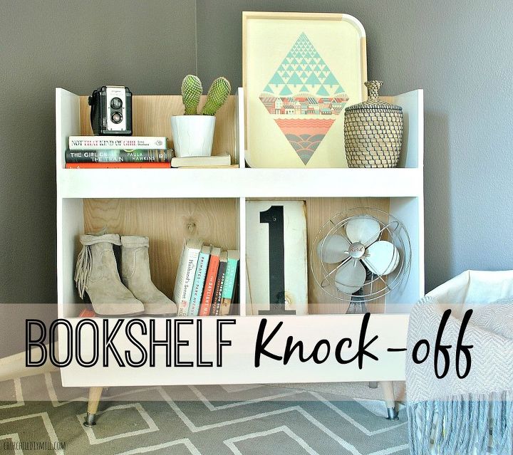 home depot monthly gift challenge bookshelf knock off, home decor, shelving ideas, storage ideas