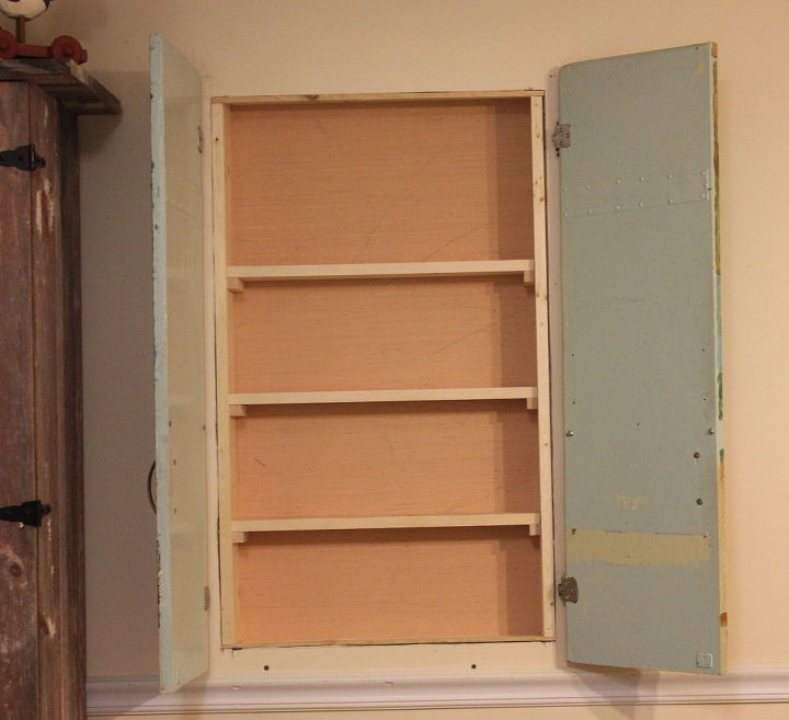portas recuperadas pintadas armrio de especiarias
