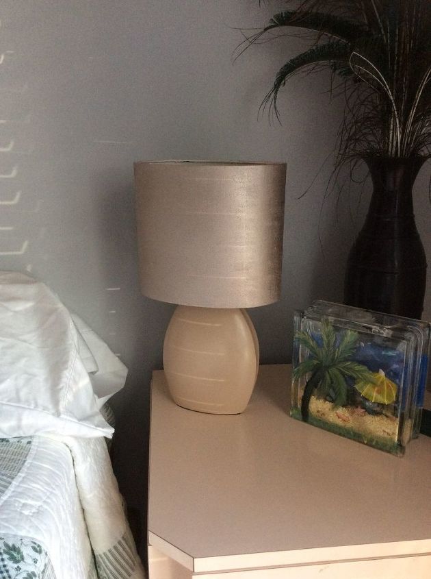 ugly lampshades transformed, painted furniture