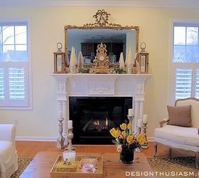 a simple inexpensive holiday mantel with casual elegance, christmas decorations, fireplaces mantels, home decor, seasonal holiday decor