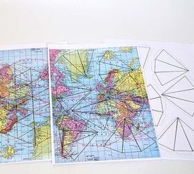 make your own fabulous 3d map stars with this free printable, crafts, how to