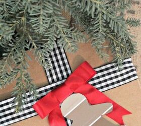 gift wrap inspiration paint chip gift tags, christmas decorations, seasonal holiday decor