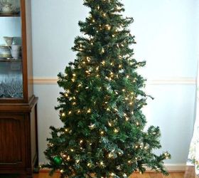 cheap christmas tree hack using wreaths