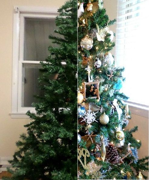 cheap christmas tree hack