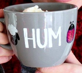 baa humbug sharpie mug, crafts, how to