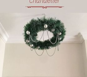 the sparkling corner and chandelier, christmas decorations, crafts, home decor, seasonal holiday decor