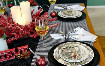 Christmas Eve Tablescape With DIY Place Cards #HomeforChristmas