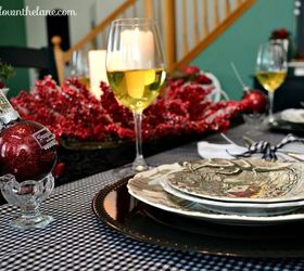 christmas eve tablescape with diy place cards homeforchristmas, christmas decorations, seasonal holiday decor