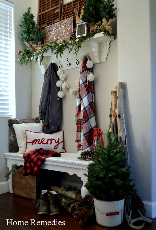 cozy farmhouse entryway home for christmas homeforchristmas christmas decorations home decor seasonal holiday - Entryway Christmas Decorations cozy farmhouse entryway home for christmas homeforchristmas christmas decorations home decor seasonal holiday - Entryway Christmas Decorations