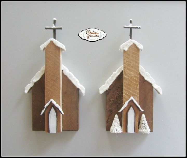 ornamentos rsticos de madeira de paletes para igrejas