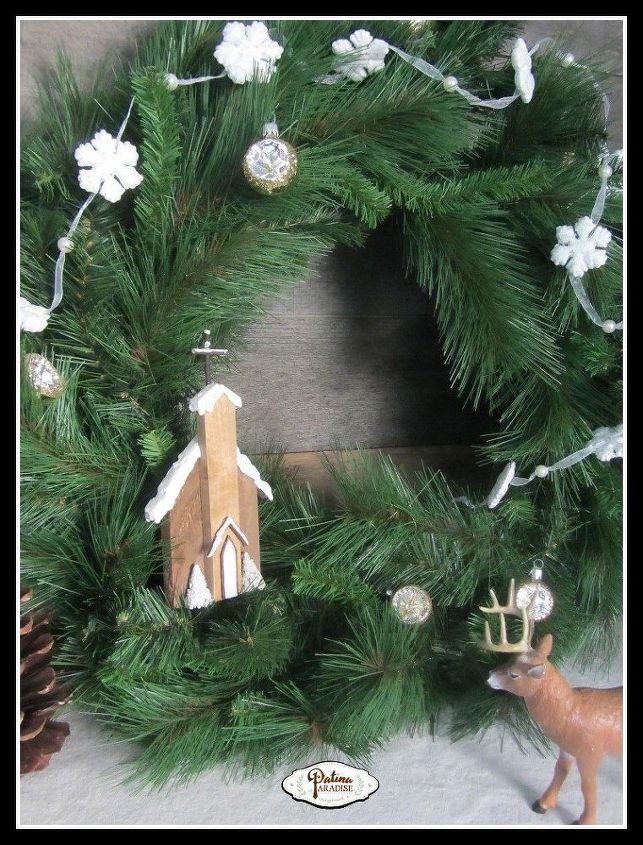 rustic pallet wood church ornaments