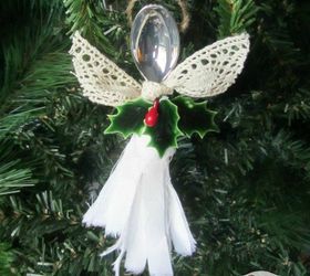 s 16 quick crazy cute ornaments for the busy holiday decorator, christmas decorations, seasonal holiday decor, Plastic Spoon Angels