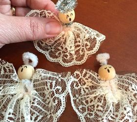 s 16 quick crazy cute ornaments for the busy holiday decorator, christmas decorations, seasonal holiday decor, Lacy Singing Angels