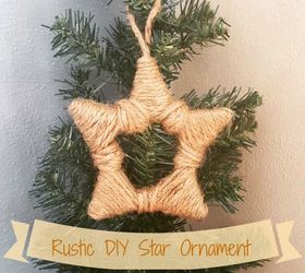 s 16 quick crazy cute ornaments for the busy holiday decorator, christmas decorations, seasonal holiday decor, Rustic Twine Star