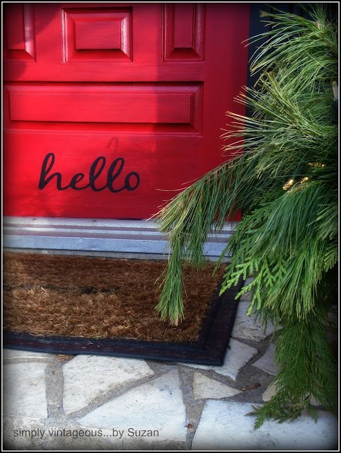 christmas front door, christmas decorations, curb appeal, doors, painting, seasonal holiday decor
