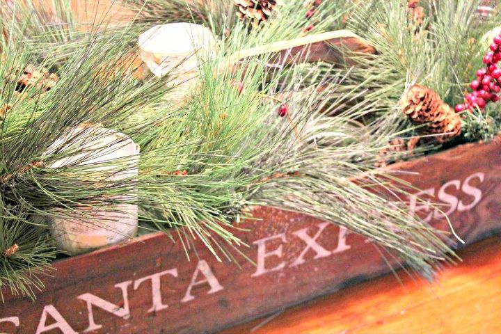 caddy de ferramentas vintage santa express homeforchristmas