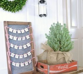 simple chalkboard advent calendar, christmas decorations, crafts, seasonal holiday decor