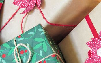 Pretty Poinsettia Gift Embellishments - Home for Christmas