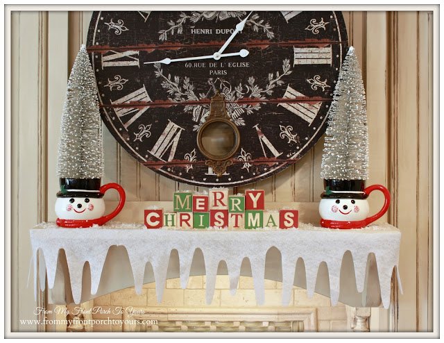 vintage christmas kitchen, christmas decorations, home decor, kitchen design, seasonal holiday decor