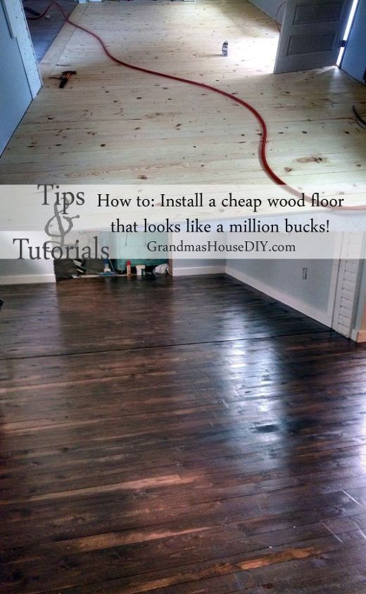 how to install an inexpensive wood floor, diy, flooring, hardwood floors, how to
