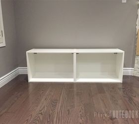 ikea sektion hack tv console, diy, woodworking projects