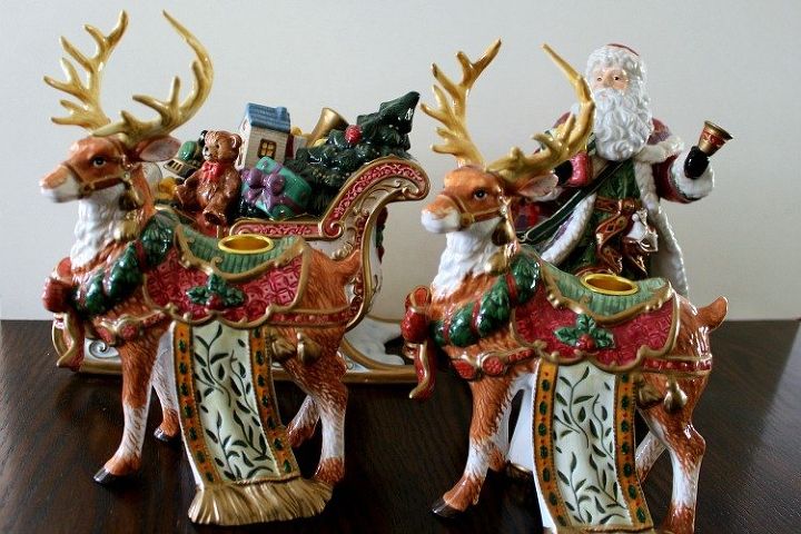 new life for old ceramic christmas decor, christmas decorations, crafts, seasonal holiday decor
