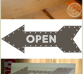 how to make a faux vintage arrow light sign, diy, woodworking projects