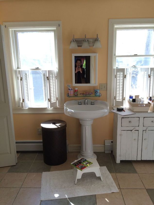 classic serene bathroom reveal, bathroom ideas, home improvement
