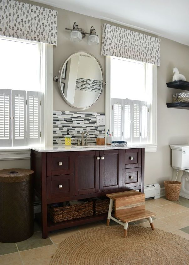 classic serene bathroom reveal, bathroom ideas, home improvement