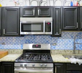 how to grout in bright colors, how to, kitchen backsplash, kitchen design, tiling