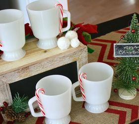 hot chocolate coffee bar, christmas decorations, seasonal holiday decor