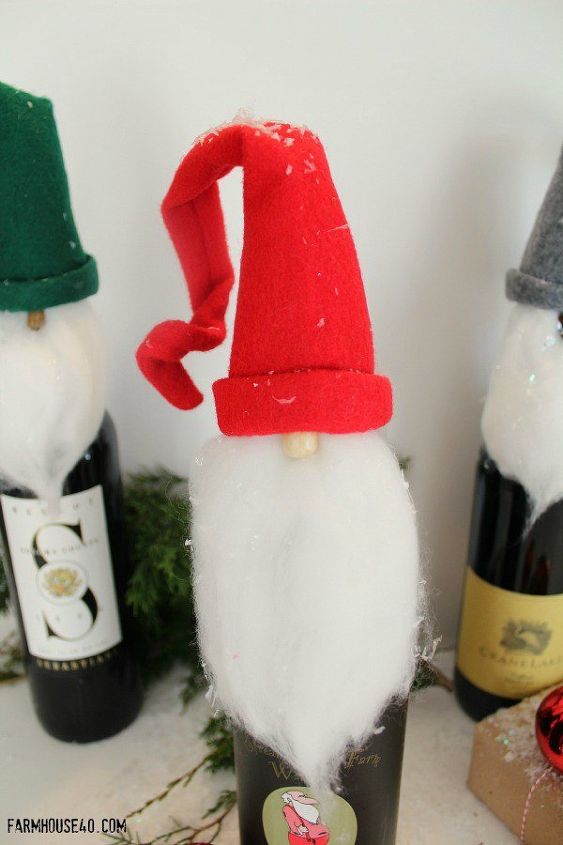 casa para o natal tampas de garrafas elf