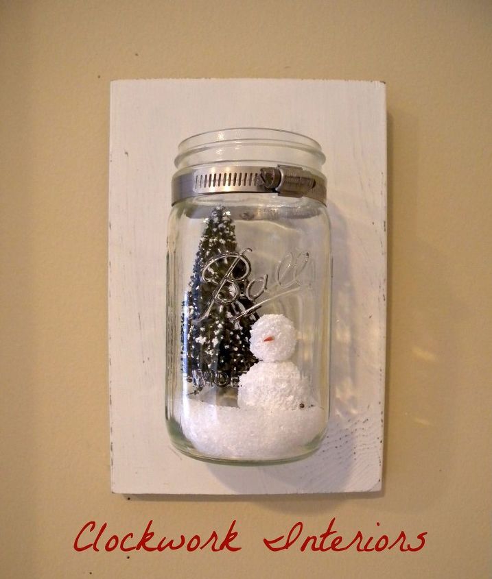 diy mason jar wall sconce, christmas decorations, crafts, mason jars, seasonal holiday decor, wall decor