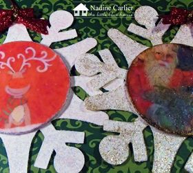 Photo Transfer Christmas Ornament With HowTo Video Hometalk