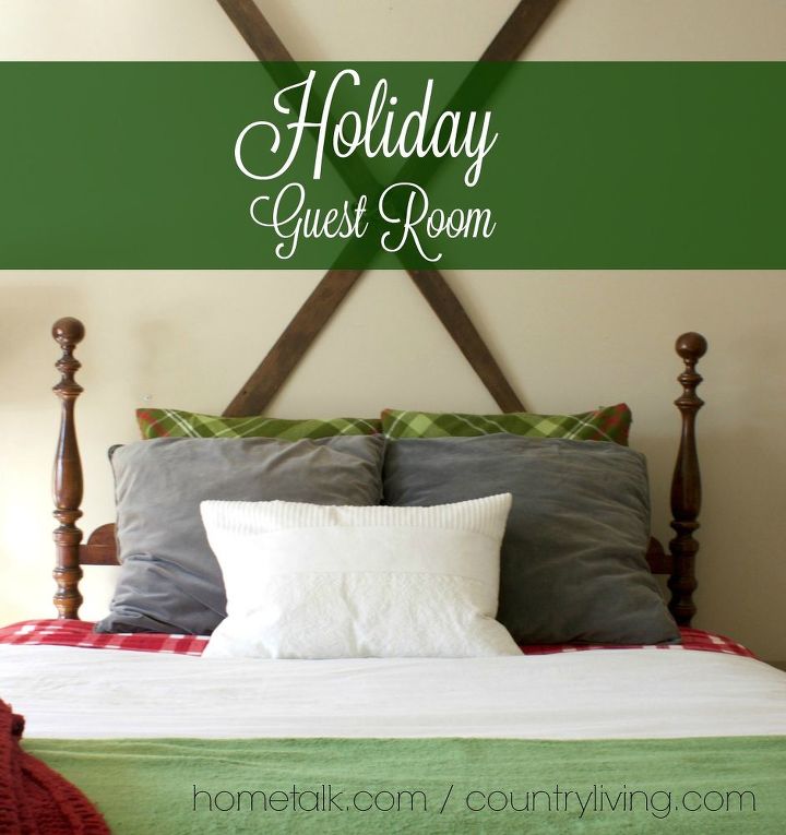 home for christmas a cozy guest room, bedroom ideas, christmas decorations, home decor, seasonal holiday decor