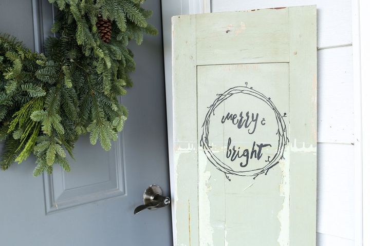porta de natal alegre e brilhante